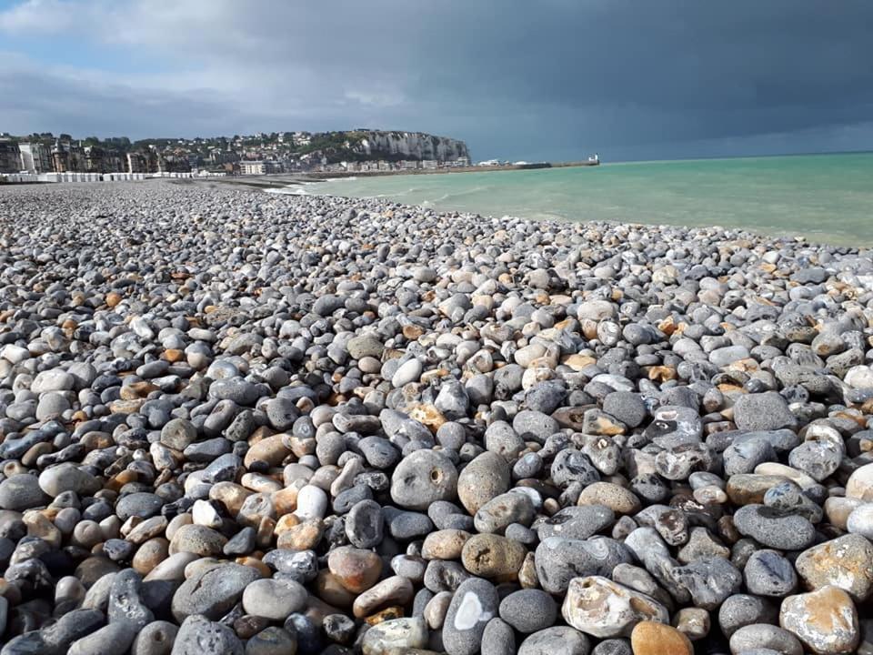 Charmant Appartement Avec Vue Face Mer Imprenable Mers-les-Bains Esterno foto